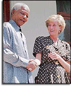Princess Diana and Mandella